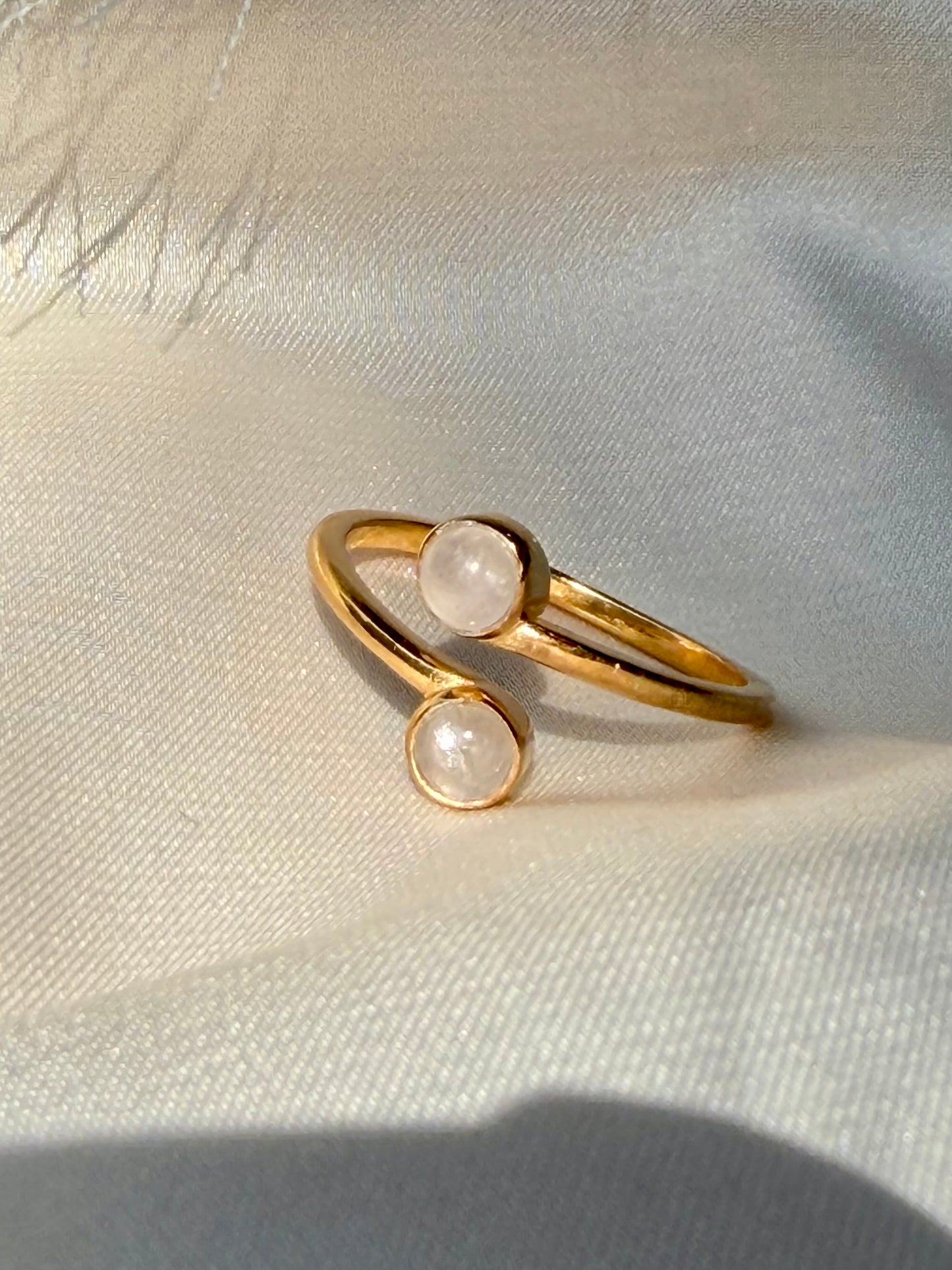 Rose Quartz Ring Gold Plated Fine Jewellery – House of Tarasya