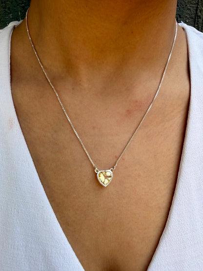 Citrine Heart Necklace  925 Sterling Silver – House of Tarasya
