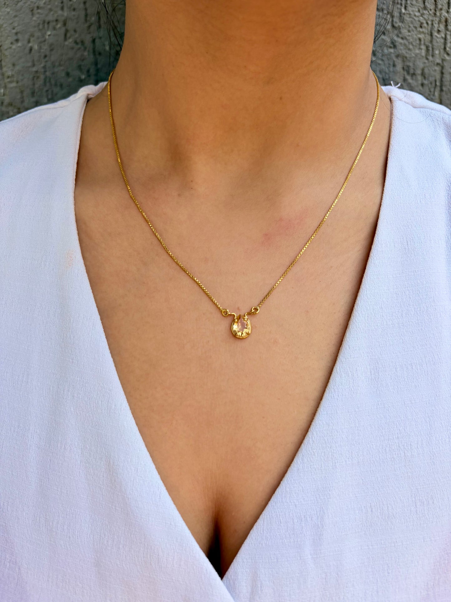 Citrine Money Flows Necklace Gemstone Jewellery – House of Tarasya
