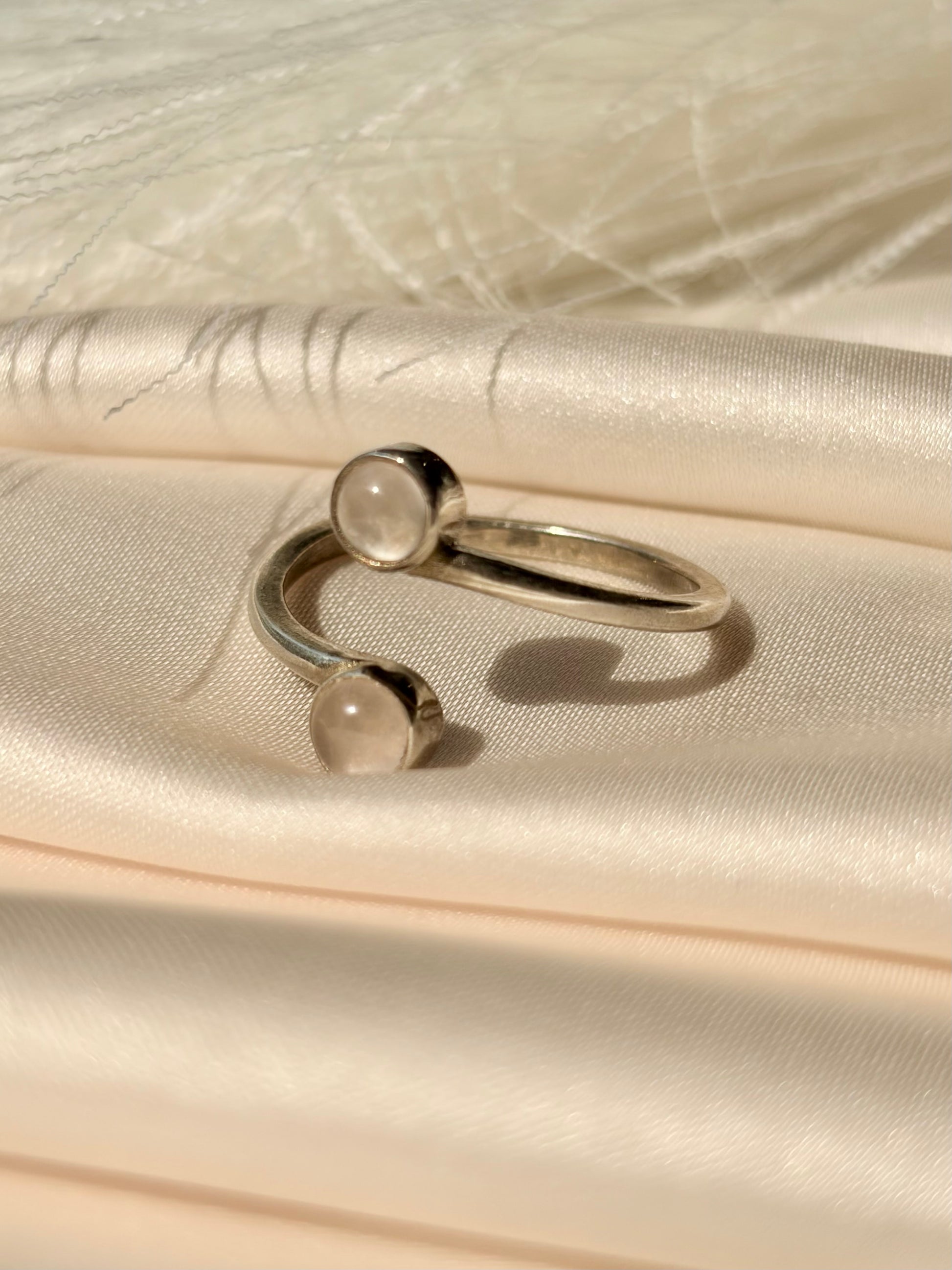 Rose Quartz Love Solitaire Ring 925 Sterling Silver – House of Tarasya
