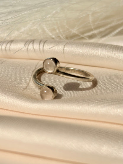 Rose Quartz Love Solitaire Ring 925 Sterling Silver – House of Tarasya

