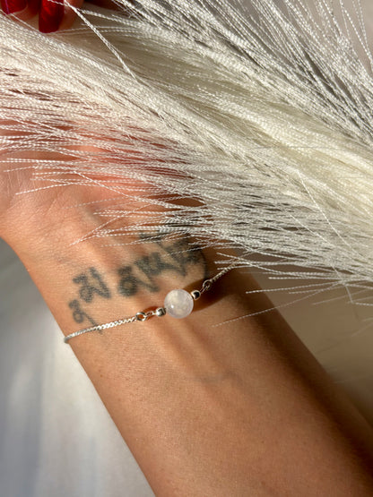 Moonstone New Beginnings Bracelet 925 Sterling Silver – House of Tarasya
