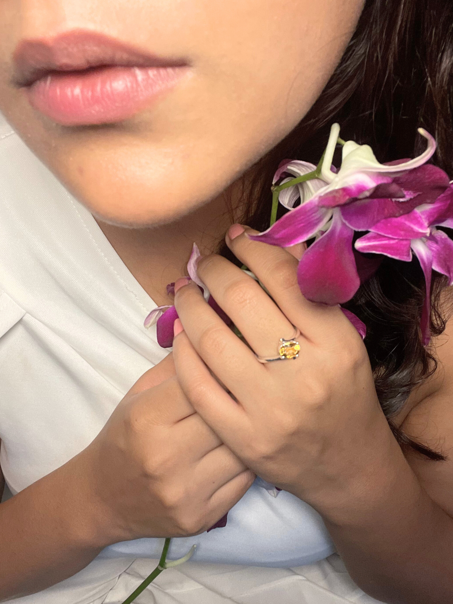 Citrine Abundance Ring Sterling Silver Gold Plated – House of Tarasya

