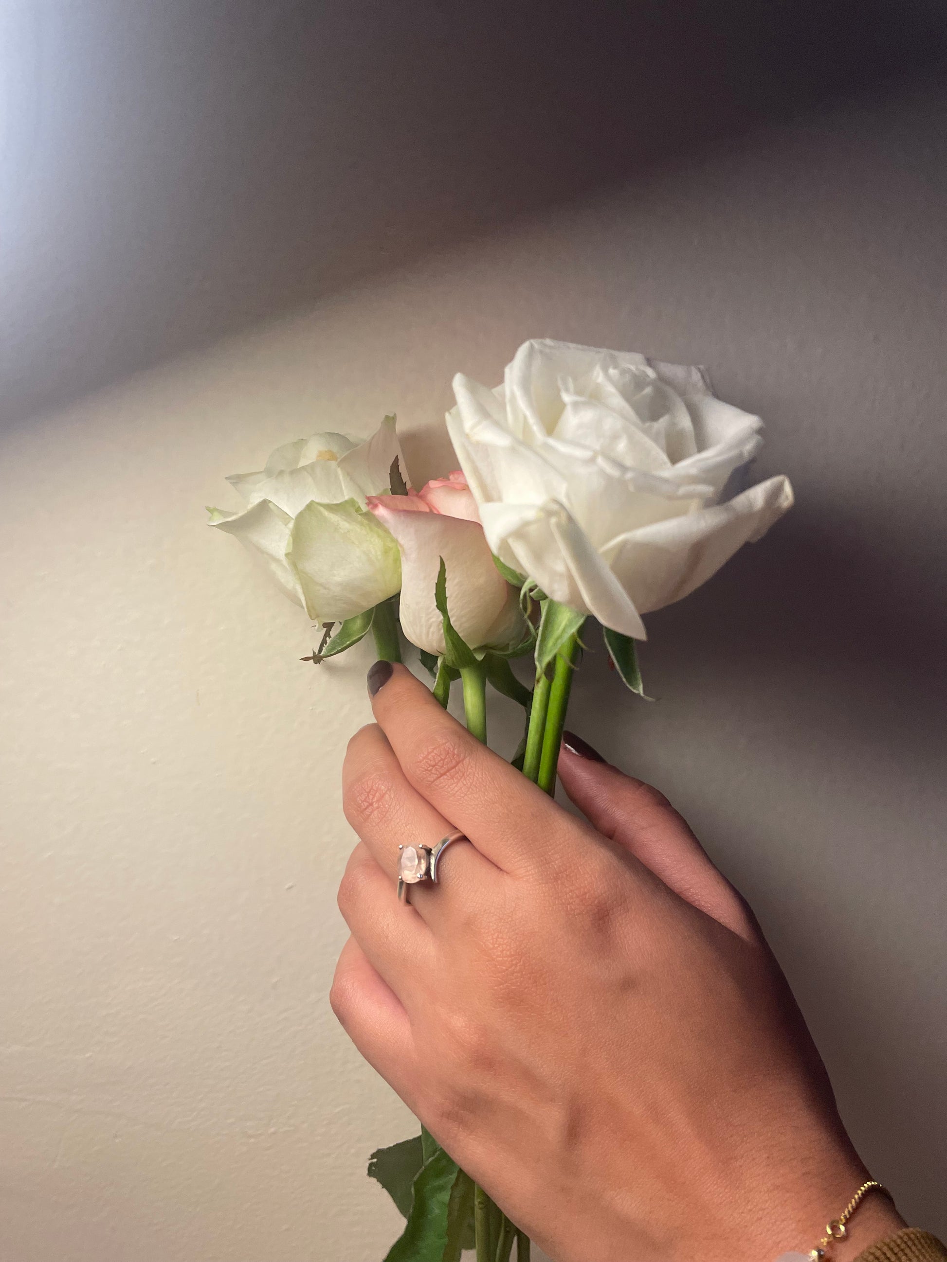 Rose Quartz Self Love Ring 925 Sterling Silver – House of Tarasya

