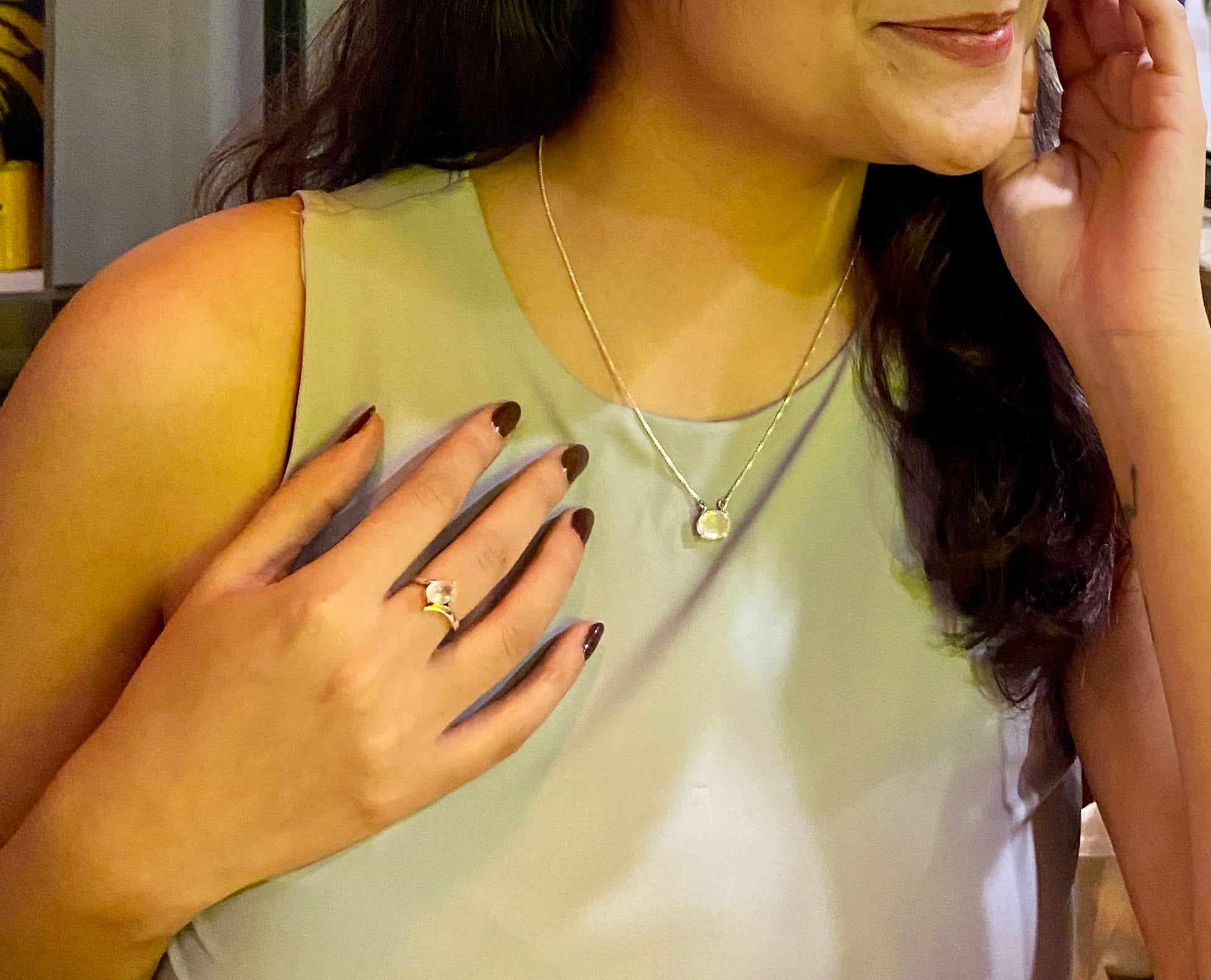 Rose Quartz Self Love Ring 925 Sterling Silver – House of Tarasya
