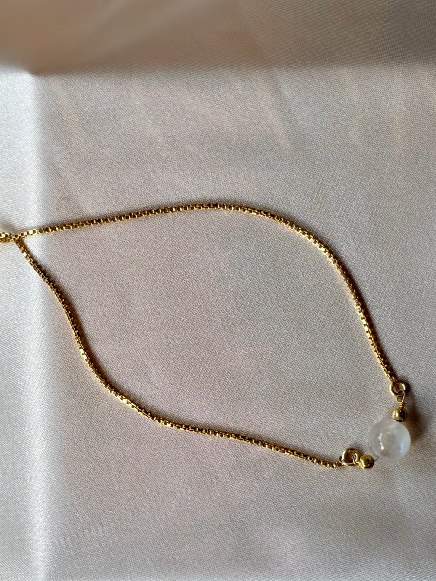 Moonstone New Beginnings Bracelet Gold Plated – House of Tarasya
