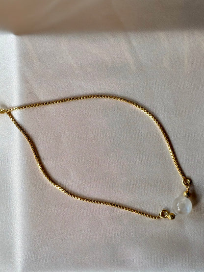 Moonstone New Beginnings Bracelet Gold Plated – House of Tarasya
