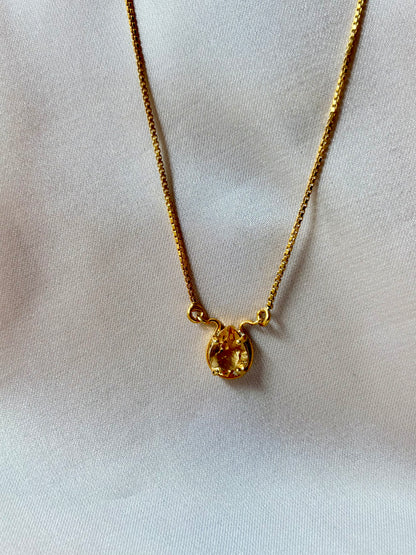 Citrine Money Flows Necklace Gemstone Jewellery – House of Tarasya
