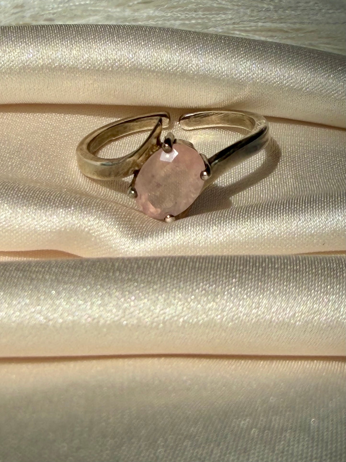 Rose Quartz Self Love Ring 925 Sterling Silver – House of Tarasya
