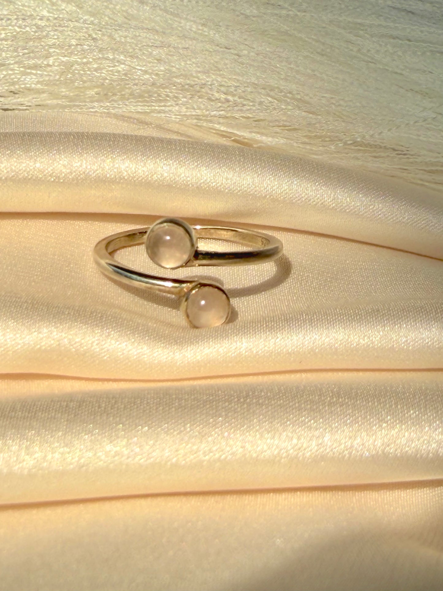 Rose Quartz Love Solitaire Ring 925 Sterling Silver – House of Tarasya
