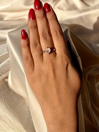 Rose Quartz Self Love Ring 925 Sterling Silver – House of Tarasya
