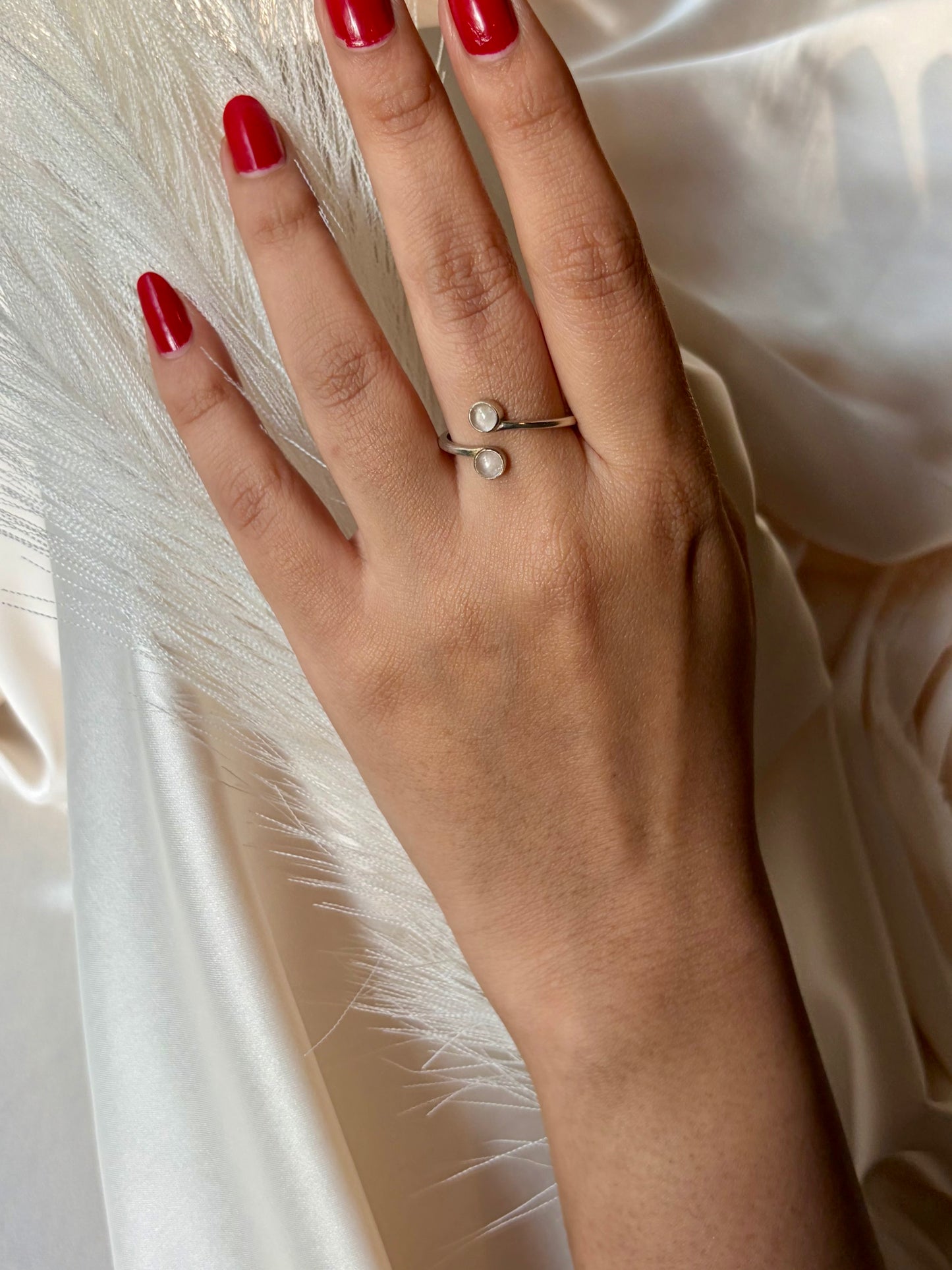 Rose Quartz Love Solitaire Ring 925 Sterling Silver – House of Tarasya
