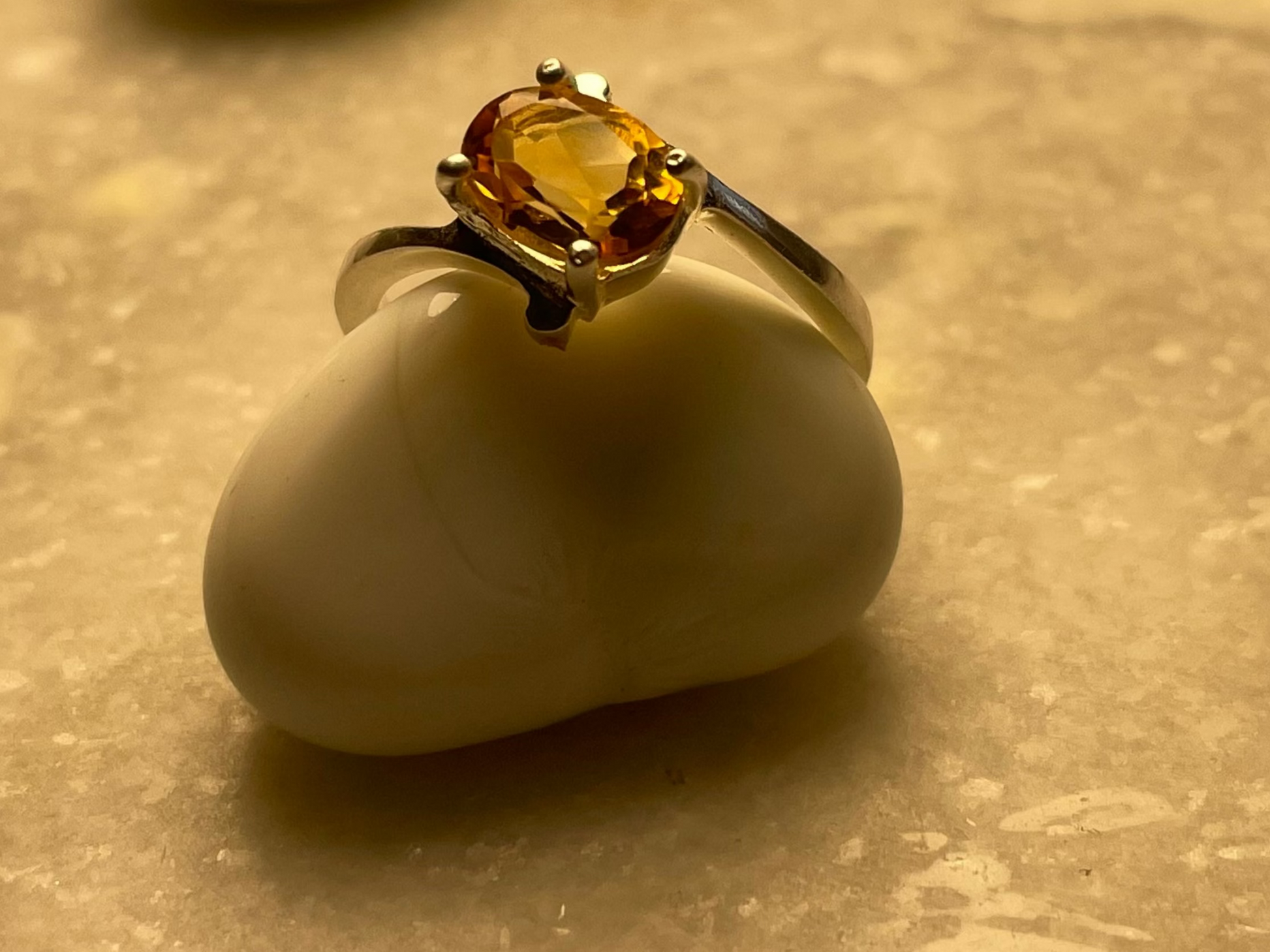 Citrine Abundance Ring Sterling Silver Gold Plated – House of Tarasya
